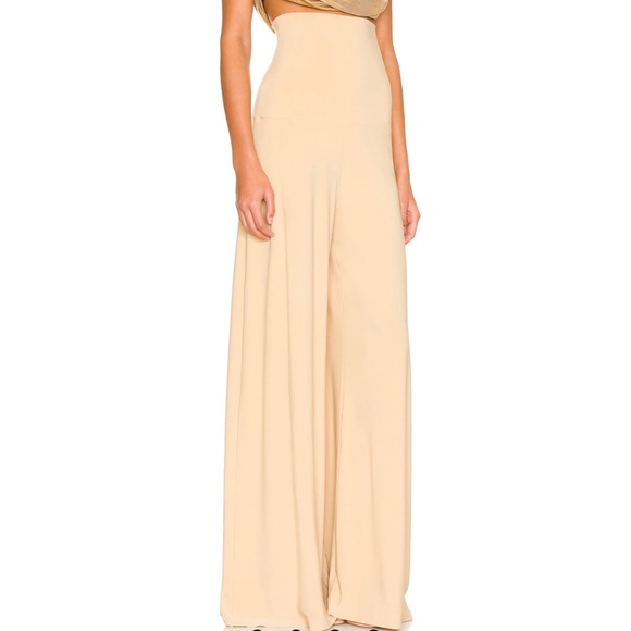 High Waist Elephant Pant in Blonde - Norma Kamali - Picture 3 of 6